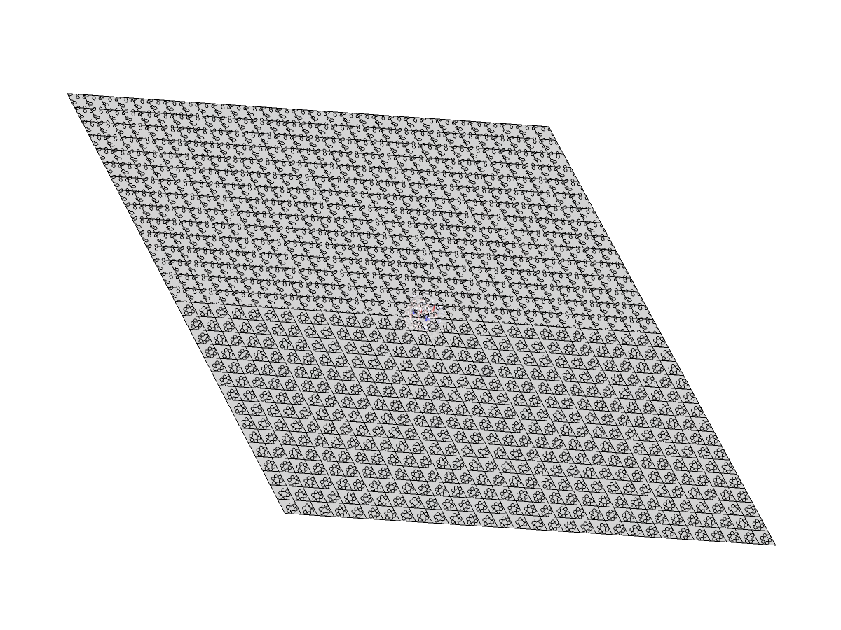 Wave propagation along a bent interface